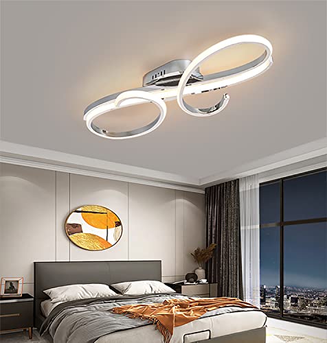Hsyyz Deckenlampe Moderne LED Deckenleuchte Dimmbar Schlafzimmer Deckenlampe Wohnzimmerlampe mit Fernbedienung Kreative Design Esszimmer Beleuchtung,Deckenbeleuchtung Innenbeleuchtung Lichter von Hsyyz