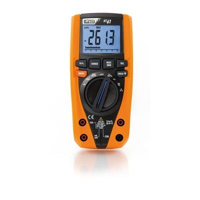 Multimeter digi 600VDC/1mV 10AAC/0,1µA 10ADC/0,1µA 60MOhm Frequenzmessung Multimeter digi 600VDC/1mV 10AAC/0,1µA 10ADC/0,1µA 60MOhm Frequenzmessung von Ht Instruments