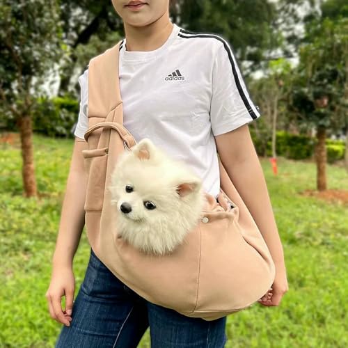 HtoxinDian Tragetasche für Haustiere im Freien – Verstellbarer Umhängegurt, Lässiger Ausflug mit Haustier | Stilvolle Tasche | Bequemer Transport von HtoxinDian