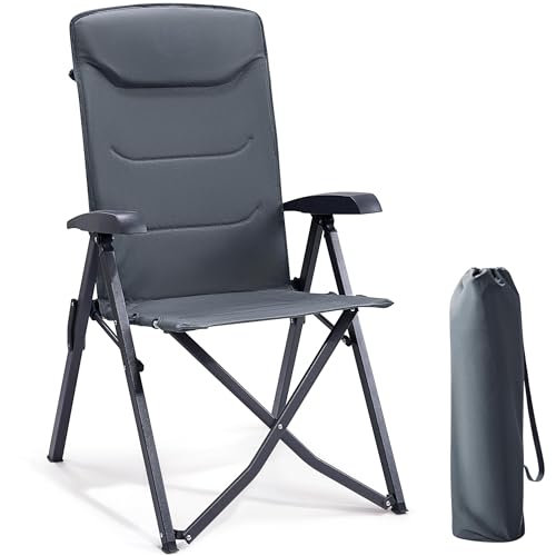 Httxyp Campingstuhl Faltbar Hohe Lehne Kleines Packmaß Klappstuhl Camping 150kg mit 4 Positionen verstellbar mit Tasche Liegestuhl Alu für Garten Balkon Wohnmobil Httxyp Campingstuhl Faltbar Hohe Lehne Kleines Packmaß Klappstuhl Camping 150kg mit 4 Positionen verstellbar mit Tasche Liegestuhl Alu für Garten Balkon Wohnmobil von Httxyp