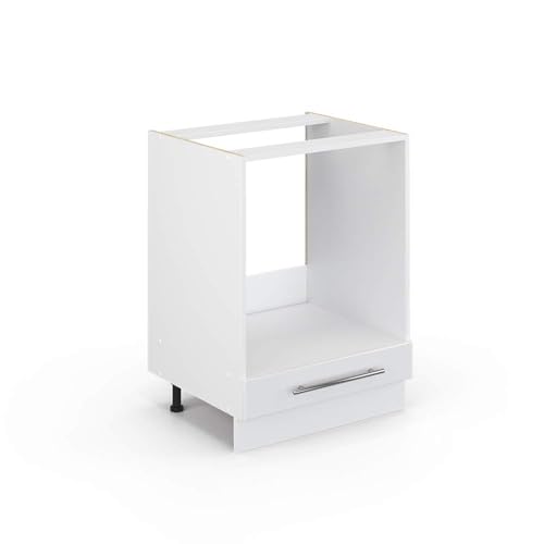 Httxyp Herdumbauschrank, Weiß Hochglanz, 60 cm ohne Arbeitsplatte von Httxyp
