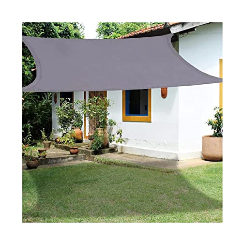 Sun Shade Sail Canopy Rectangle 2x3m 3x5m 4x6m Sun Shade Sail 95% UV Block Waterproof Outdoor Garden Patio Party Sunscreen Awning, with Free Rope - Grey HuAnGaF von HuAnGaF