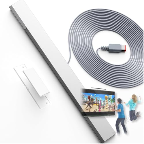 Wii Sensor Bar Original Wii Sensor IR Signal Ray Sensor Bar Wired Receiver with a Stand for Nintendo WII/WIIU Wii Sensor Bar Original Wii Sensor IR Signal Ray Sensor Bar Wired Receiver with a Stand for Nintendo WII/WIIU von HuGuWdy