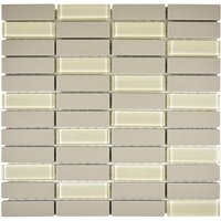 HuH Mosaik Mosaikfliese »Architecture«, BxL: 29 x 29,7 cm, Wandbelag/Bodenbelag - beige von HuH Mosaik