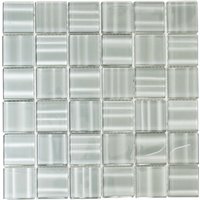 HuH Mosaik Mosaikfliese »Code«, BxL: 29,8 x 29,8 cm, Wandbelag - grau HuH Mosaik Mosaikfliese »Code«, BxL: 29,8 x 29,8 cm, Wandbelag - grau von HuH Mosaik