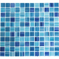 HuH Mosaik Mosaikfliese »Code«, BxL: 30,2 x 32,7 cm, Wandbelag/Bodenbelag - blau von HuH Mosaik