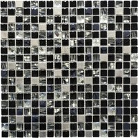 HuH Mosaik Mosaikfliese »Diamond«, BxL: 30 x 30 cm, Wandbelag - schwarz HuH Mosaik Mosaikfliese »Diamond«, BxL: 30 x 30 cm, Wandbelag - schwarz von HuH Mosaik