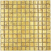 HuH Mosaik Mosaikfliese »Foil«, BxL: 30 x 30 cm, Wandbelag/Bodenbelag - goldfarben von HuH Mosaik