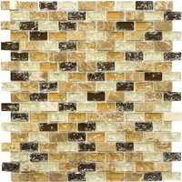 HuH Mosaik Mosaikfliese »Ice Cube«, BxL: 28,5 x 30 cm, Wandbelag - beige von HuH Mosaik