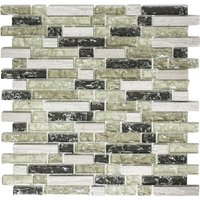 HuH Mosaik Mosaikfliese »Ice Cube«, BxL: 30,5 x 29,8 cm, Wandbelag - grau HuH Mosaik Mosaikfliese »Ice Cube«, BxL: 30,5 x 29,8 cm, Wandbelag - grau von HuH Mosaik