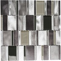 HuH Mosaik Mosaikfliese »Modern-Mix«, BxL: 30,1 x 30,1 cm, Wandbelag - grau HuH Mosaik Mosaikfliese »Modern-Mix«, BxL: 30,1 x 30,1 cm, Wandbelag - grau von HuH Mosaik