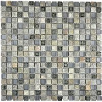 HuH Mosaik Mosaikfliese »Mystic«, BxL: 30 x 30 cm, Wandbelag - grau HuH Mosaik Mosaikfliese »Mystic«, BxL: 30 x 30 cm, Wandbelag - grau von HuH Mosaik