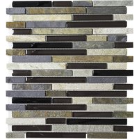 HuH Mosaik Mosaikfliese »Nature«, BxL: 33,8 x 29,8 cm, Wandbelag - beige von HuH Mosaik