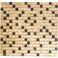 HuH Mosaik Mosaikfliese »Roman«, BxL: 32,2 x 30,5 cm, Wandbelag - beige von HuH Mosaik