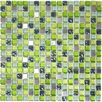 HuH Mosaik Mosaikfliese »Serap«, BxL: 32,2 x 30,5 cm, Wandbelag - gruen von HuH Mosaik