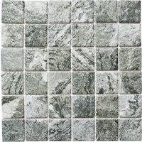 HuH Mosaik Mosaikfliese »Stona«, BxL: 29,8 x 29,8 cm, Wandbelag/Bodenbelag - grau von HuH Mosaik