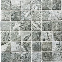 HuH Mosaik Mosaikfliese »Stona«, BxL: 29,8 x 29,8 cm, Wandbelag/Bodenbelag - grau HuH Mosaik Mosaikfliese »Stona«, BxL: 29,8 x 29,8 cm, Wandbelag/Bodenbelag - grau von HuH Mosaik