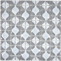 HuH Mosaik Mosaikfliese »Wavy«, BxL: 30 x 30 cm, Wandbelag - grau HuH Mosaik Mosaikfliese »Wavy«, BxL: 30 x 30 cm, Wandbelag - grau von HuH Mosaik