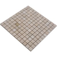 HuH Mosaik Mosaikmatte »Botticino«, BxL: 30,5 x 30,5 cm, Marmor - beige | weiss von HuH Mosaik