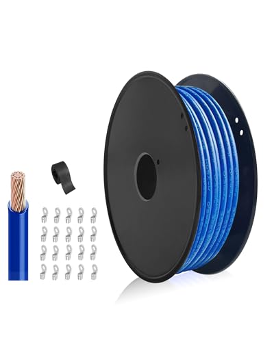 H07V-K Installationskabel 2,5mm² Blau 50m | Flexible Einzellitze mit PVC Isolierung für Elektroinstallation im Haus, Garage und Werkstatt | Hohe Biegsamkeit & Sicherheitszertifizierung von HuLuWa