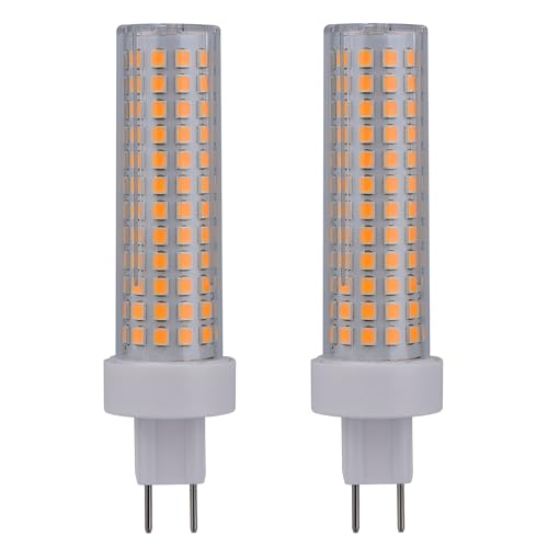 HuZhouChen G8.5 LED-Glühbirne 10W 1500LM AC 90-265V G8.5 Glühbirne, nicht dimmbar Geeignet für Küche, Bad und Arbeitsplatzbeleuchtung 2er Pack(Warm white) von HuZhouChen