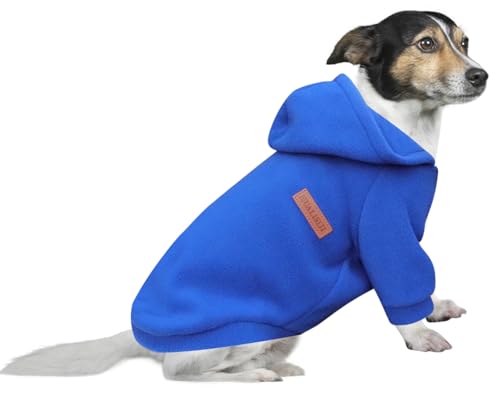 HuaLiSiJi Hunde Hoodie Große Hunde Hunde Sweatshirt, Warm und Leicht, Mit Einer Weichen Textur, Leicht zu Tragen und Hellen Farben (3XL, Dark Blue) von HuaLiSiJi