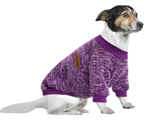 HuaLiSiJi 4XL Hundepullover Grosse Hunde Sweatshirt Kapuzenpullis für Große Hunde, Warm und Leicht, Mit Einer Weichen Textur, Elastizität Leicht zu Tragen (Lila, 4XL) von HuaLiSiJi