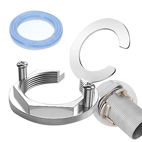 HuaLiSiJi Wasserhahn Befestigung und Adapter - Installationswerkzeug für Hahn und Becken (Silber) von HuaLiSiJi