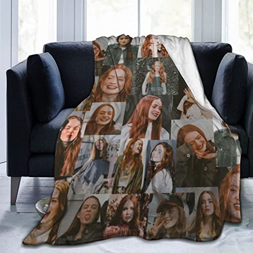 Sadie Überwurfdecke für Schauspieler, sehr weich, Flanell-Fleece, leichte Überwurfdecke, warme Klimaanlage, Decke für Couch, Sofa, Bett, 152,4 x 127,7 cm von Huaaiwangy