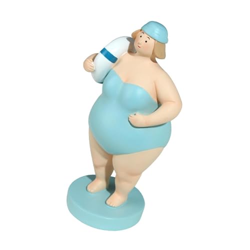 Strandfrau-Harzpuppe, Tischdekoration, Dicke Dame-Skulptur, Stranddamenfigur für den Schreibtisch Strandfrau-Harzpuppe, Tischdekoration, Dicke Dame-Skulptur, Stranddamenfigur für den Schreibtisch von HuadaXtai