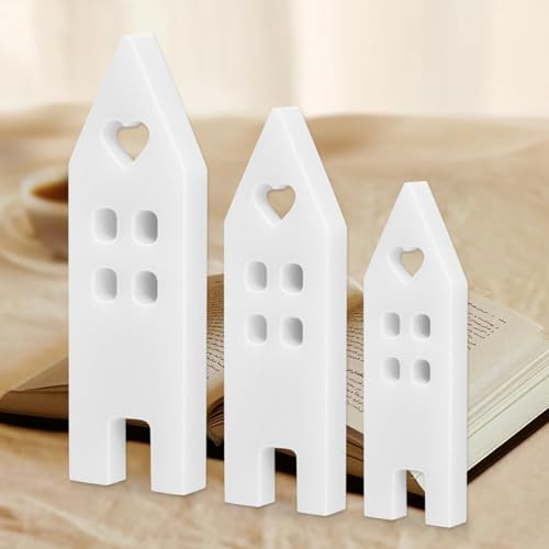 Silikonformen Gießformen,3 Stück Haus Silikonform,Häuser Kerzenformen zum Gießen,Silikonform Haus,Gießform Haus,Gießformen Silikon,für DIY Kerzen,Seife, Gips, Handwerk Silikonformen Gießformen,3 Stück Haus Silikonform,Häuser Kerzenformen zum Gießen,Silikonform Haus,Gießform Haus,Gießformen Silikon,für DIY Kerzen,Seife, Gips, Handwerk von Huahuanghui