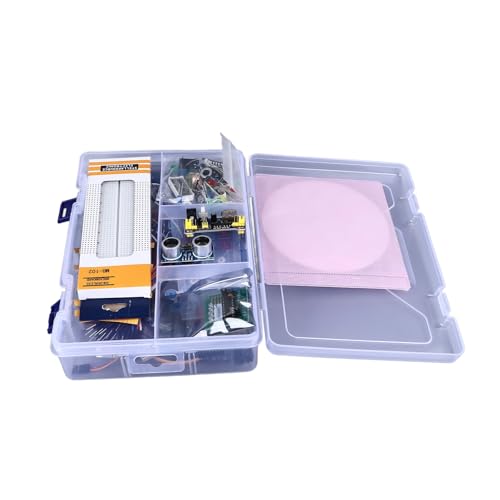 Huairdum Elektronisches Komponenten-Kit, 830 Breadboard Buzzer Electronics Starter Kit Fotowiderstand für Anfänger von Huairdum