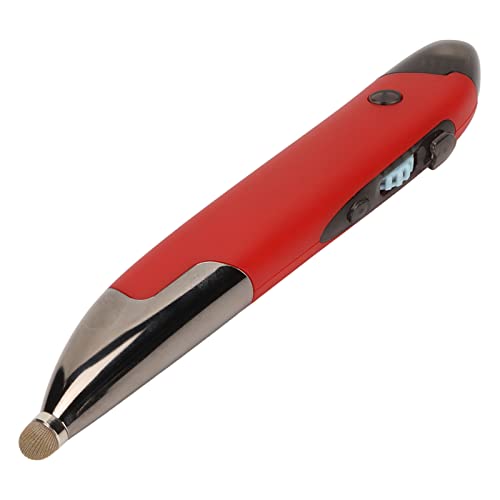 Huairdum Stiftmaus, Kabellose Stiftmaus, Kleiner Tragbarer -Kopf, 2,4 G, Leiser Dual-Modus-Touch-Kopf für Laptop (Rot) von Huairdum