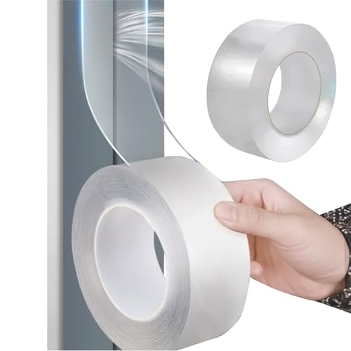 Huakaile Fenster-Wetterdichtungsband, 5,1 x 18,2 m, wetterfestes Zugluft-Isolierband, abnehmbarer Fensterbankschutz, Türfensterversiegelung für den Winter, blockiert kalte Luft (1 Rolle) von Huakaile