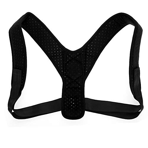 Huakii Schulterstützgürtel mit verstellbaren Trägern für Männer und Frauen(Schwarz) von Huakii