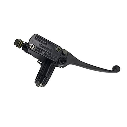 Huamengyuan Hauptbremszylinderhebel Motorrad Brems Hauptbremszylinderhebel Motorrad Bremshebel Motorrad Kupplung Bremshebel für Lenker 22mm, Schwarz,links/rechts von Huamengyuan