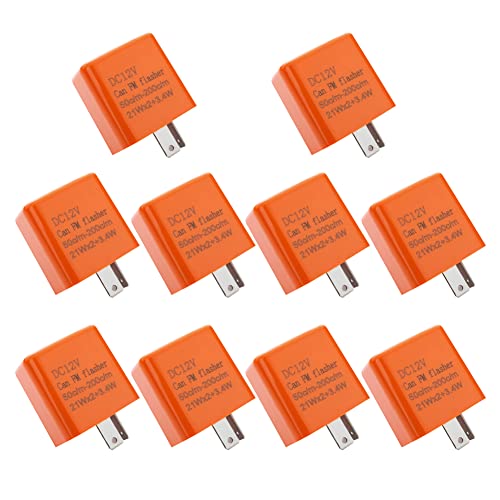 Motorrad LED Relais,10 Stücke Motorrad Elektronische LED Blinker Licht Relais Blinkersteuerung Blinkrelais Motorrad LED Blitzrelais Einstellbares Blinkerrelais für 12V-Fahrzeugautos oder Motorräder Motorrad LED Relais,10 Stücke Motorrad Elektronische LED Blinker Licht Relais Blinkersteuerung Blinkrelais Motorrad LED Blitzrelais Einstellbares Blinkerrelais für 12V-Fahrzeugautos oder Motorräder von Huamengyuan
