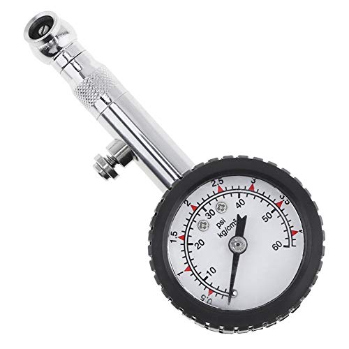 Reifendruckprüfer Luftdruckprüfer Reifendruckmesser aus Metall Automatischer Reifendrucktester 0 PSI Tragbar Digitaler Reifendruckmesser für Auto LKW Motorrad Fahrrad von Huamengyuan