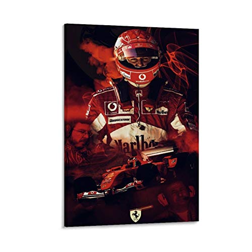 Huangchen Michael Schumacher Poster auf Leinwand, Kunstposter und Wandkunst, Bilderdruck, modernes Familienschlafzimmerdekor, Poster, 30 x 45 cm von Huangchen