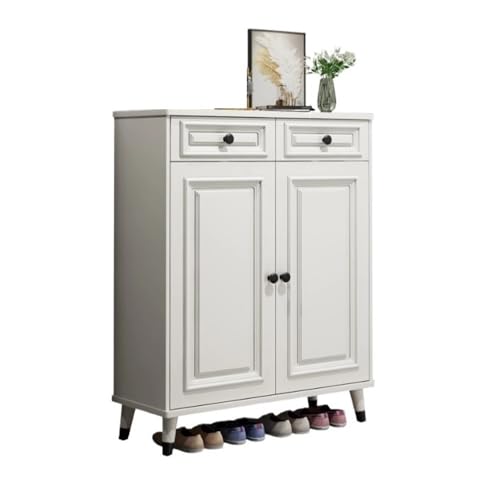 Huangj-0527 Enge 80 cm Haushaltseingangsschrank Innenaufbewahrung Foyerschrank Integrierter Schuhschrank mit Beinkante aus Massivholz, Weiß hohe Kapazität Huangj-0527 Enge 80 cm Haushaltseingangsschrank Innenaufbewahrung Foyerschrank Integrierter Schuhschrank mit Beinkante aus Massivholz, Weiß hohe Kapazität von Huangj-0527