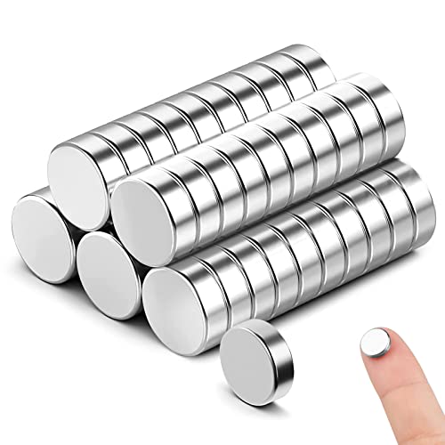 50Pcs Neodym Magnete Set Extra Stark, Magnet Stark Rund 10 x 3 mm,Kleine Magnete, für Whiteboard Crafts&Home&Kitchen&Office&School von Huanmin