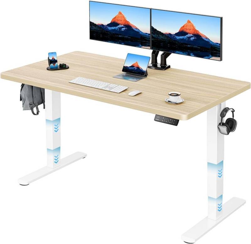 Huanuo Schreibtisch Höhenverstellbarer Schreibtisch 140 x 70 cm Huanuo Schreibtisch Höhenverstellbarer Schreibtisch 140 x 70 cm von Huanuo