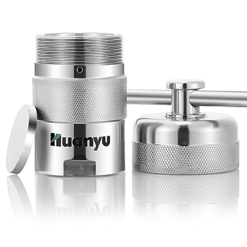 Huanyu 220°C 6MPa Autoklavenreaktor Hochdruck Hydrothermische Synthese Digester 304 Edelstahl für starke Säure, organische Lösungsmittel unlösliche Substanz, 50ml, 1 von Huanyu