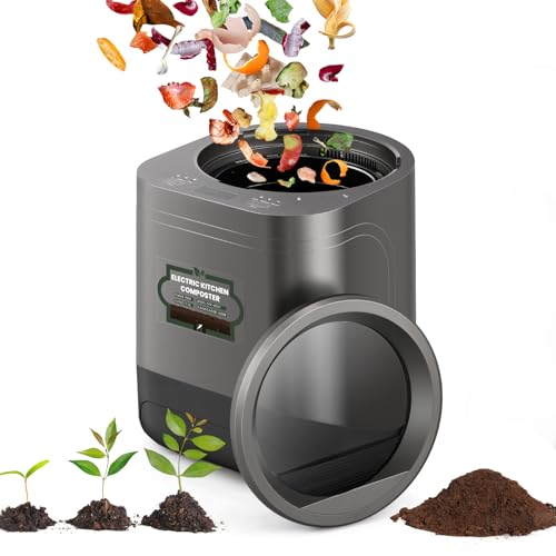 Huanyu Elektrischer Küchenabfallkomposter Smart Kitchen Waste Disposer mit Sichtfenster 3L Food Cycler Elektrischer Komposter von Huanyu