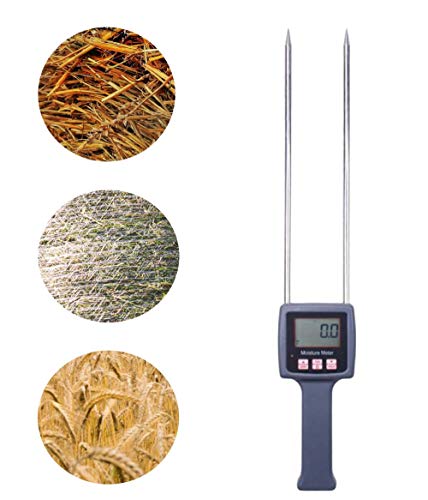 Huanyu Hay Moisture Meter Erntewassermessung 0 bis 80% Feuchtemessgerät mit umfangreicher Sonde für Getreidestroh/Kleie/Futtergras/Leymus Chinensis/Kaiserbambusgras in Farm TK100H Huanyu Hay Moisture Meter Erntewassermessung 0 bis 80% Feuchtemessgerät mit umfangreicher Sonde für Getreidestroh/Kleie/Futtergras/Leymus Chinensis/Kaiserbambusgras in Farm TK100H von Huanyu