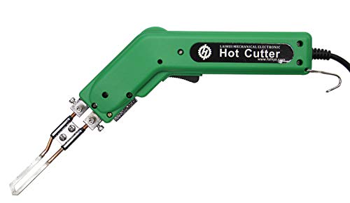 Huanyu Heißschneider 100W-250W Heißmesser Elektrisches Styroporschneider 600 ℃ Heißschneidegerät für Schwamm Wandtuch Stoff Seil Gurtschaum (220V, 100W+5cm gerade Messer) von Huanyu