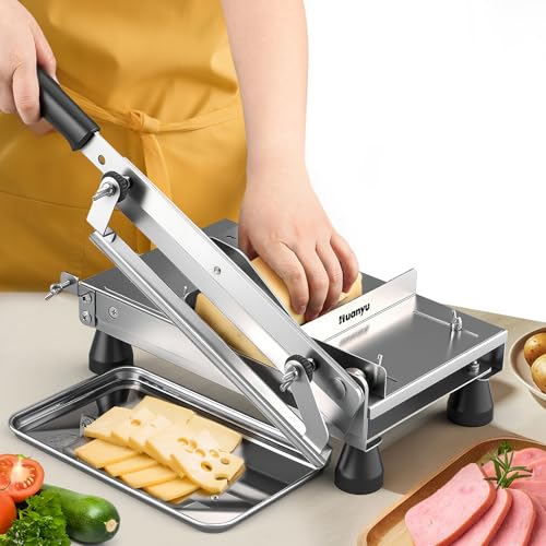 Huanyu Käseschneider 1-55mm Dicke Einstellbare Käseschneider für Blockkäse Multifunktionale Lebensmittelschneider für Butter, Brot, Wurst und Gemüse von Huanyu
