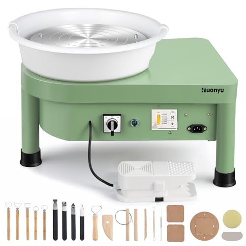Huanyu Töpferscheibe mit Fledermaus-System Fußpedal (grün) von Huanyu