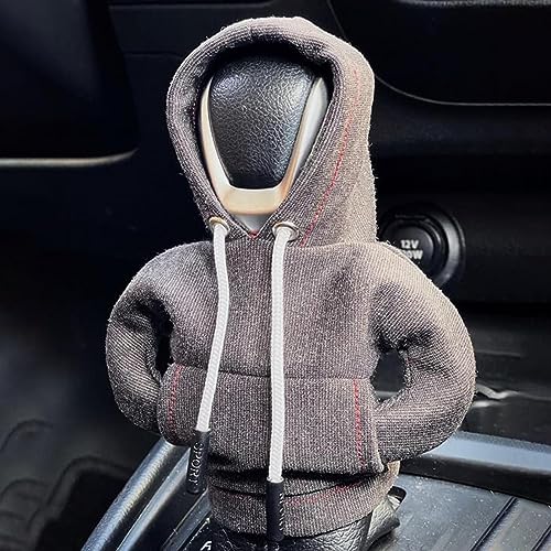 Huasean Schaltknauf-Kapuzenpullover Für Auto, Verbesserte Version, Schaltknauf-Kapuzenpullover, Kreativer Lustiger Kapuzenpullover, Auto-Schaltknauf-Abdeckung, Universelles Auto-Schalthebel-Zubehör von Huasean