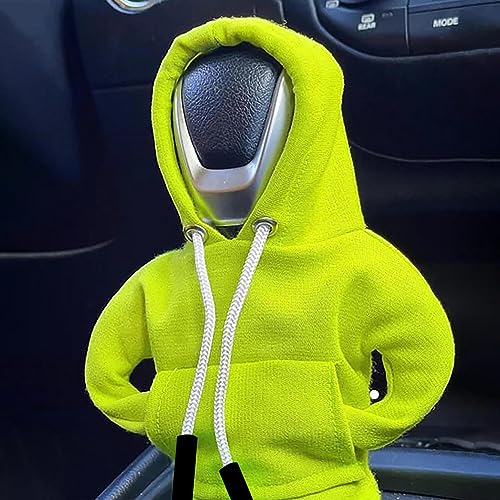 Huasean Schaltknauf-Kapuzenpullover Für Auto, Verbesserte Version, Schaltknauf-Kapuzenpullover, Kreativer Lustiger Kapuzenpullover, Auto-Schaltknauf-Abdeckung, Universelles Auto-Schalthebel-Zubehör von Huasean